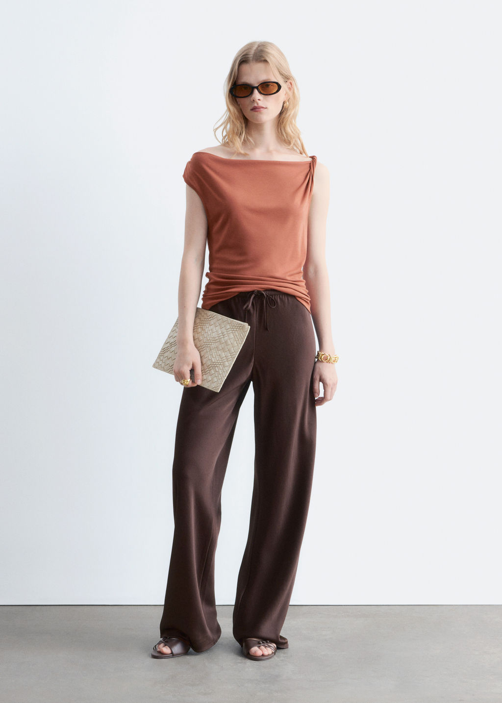 Top de punto con tirantes retorcidos - H&m фото 4