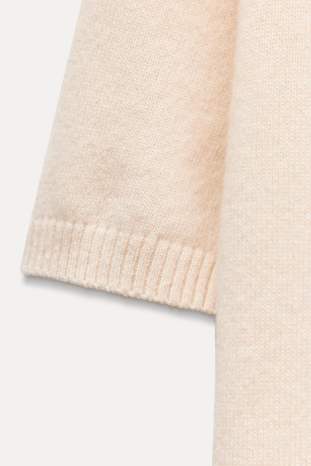 BASIC 100% CASHMERE SHORT SLEEVE TOP - Zara фото 9