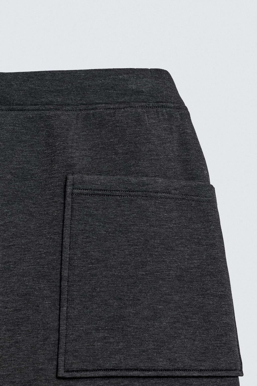 NEOPRENE-EFFECT WIDE-LEG TROUSERS - Zara фото 18