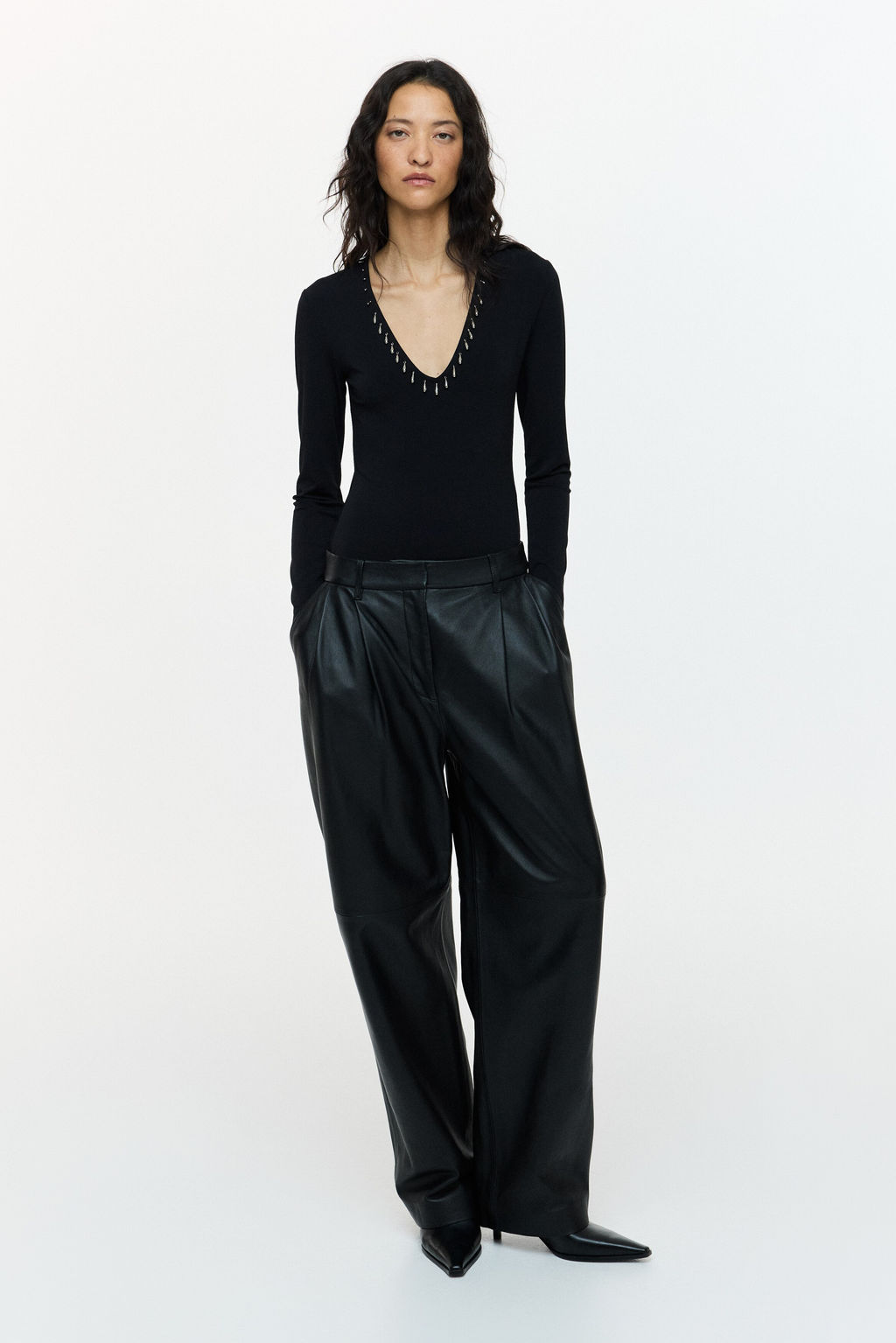 Body con ribete de cuentas - H&m фото 3