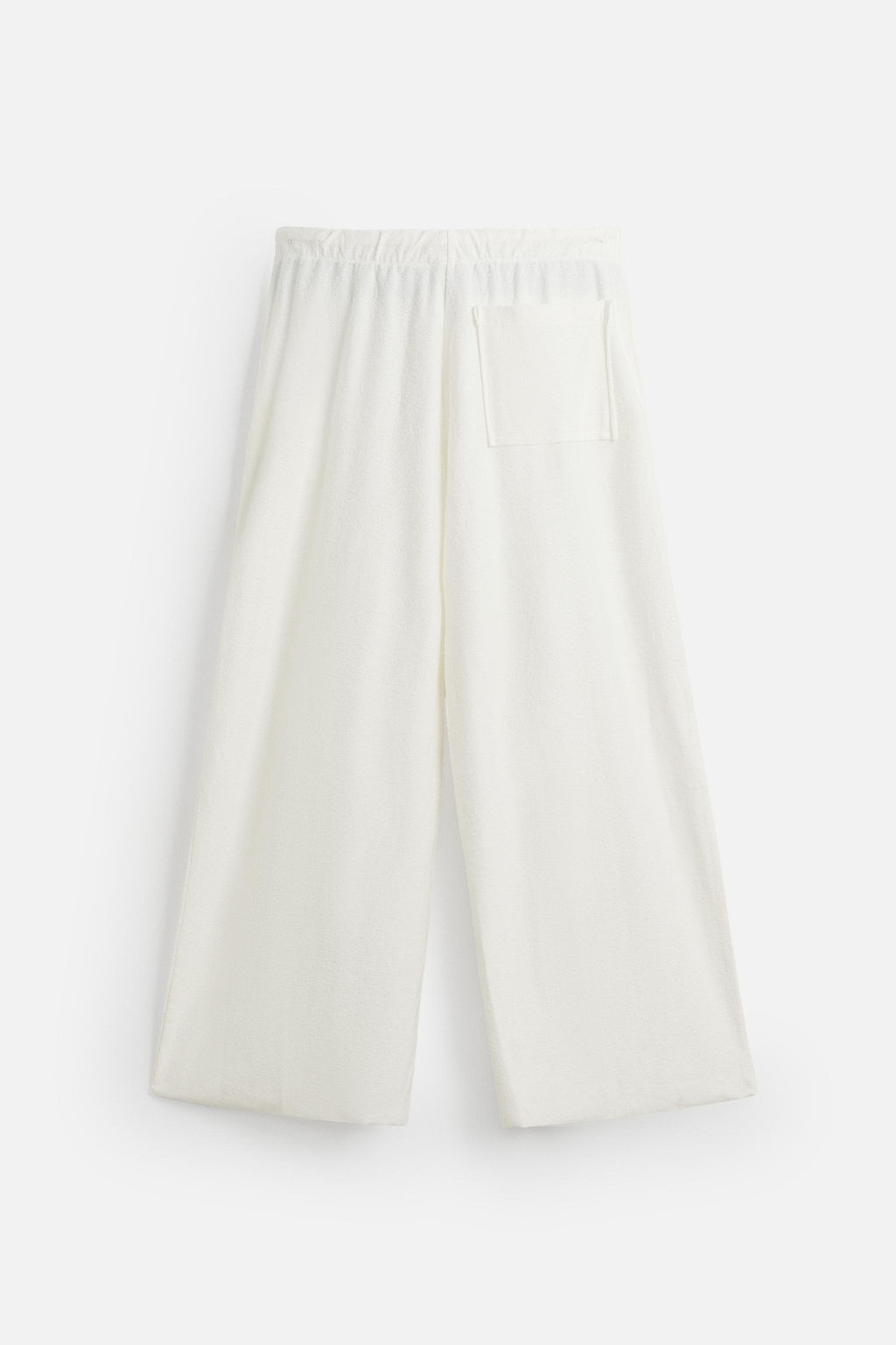 RELAXED FIT TEXTURED TROUSERS - Zara фото 6