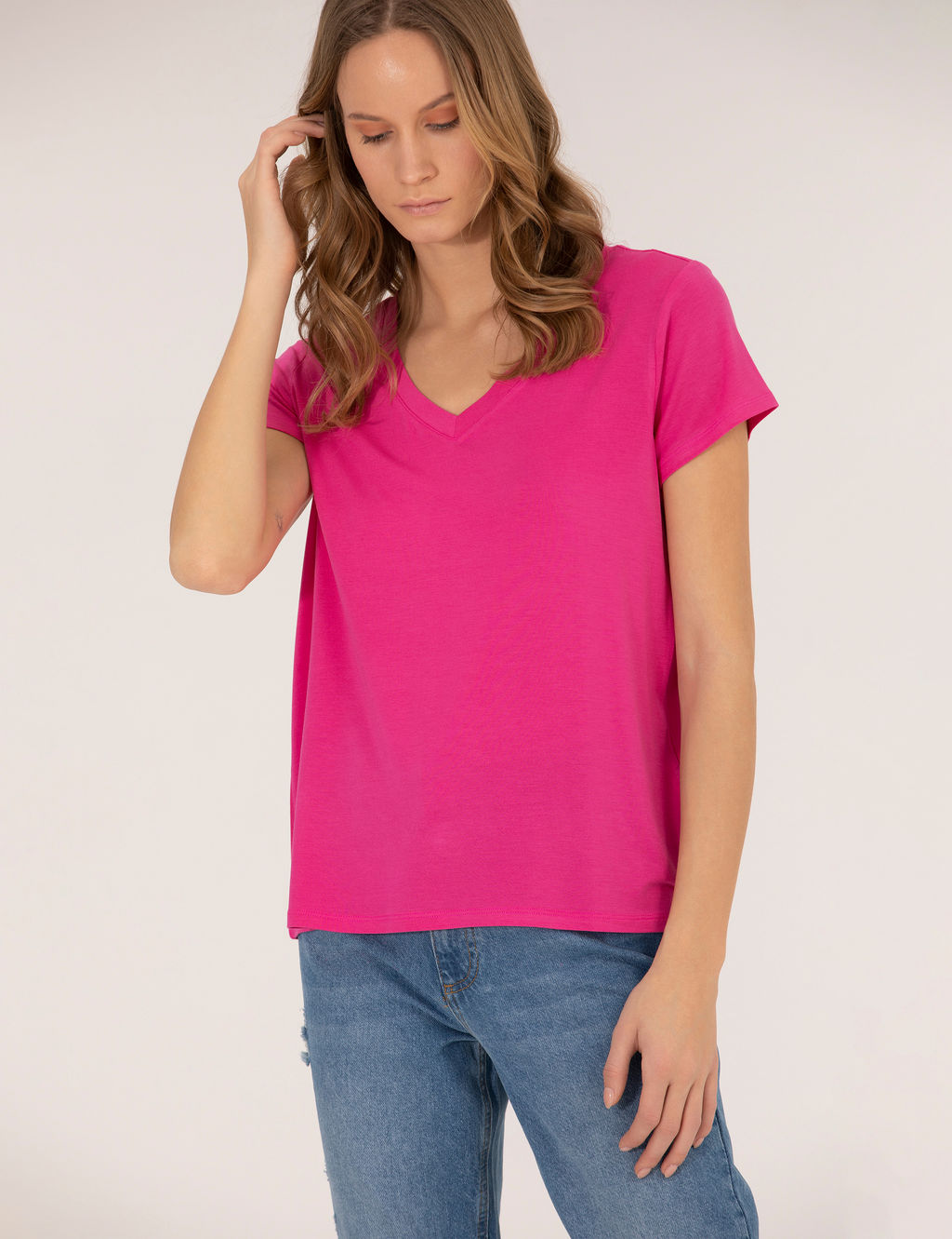 Pembe Comfort Fit Basic Ti__rt