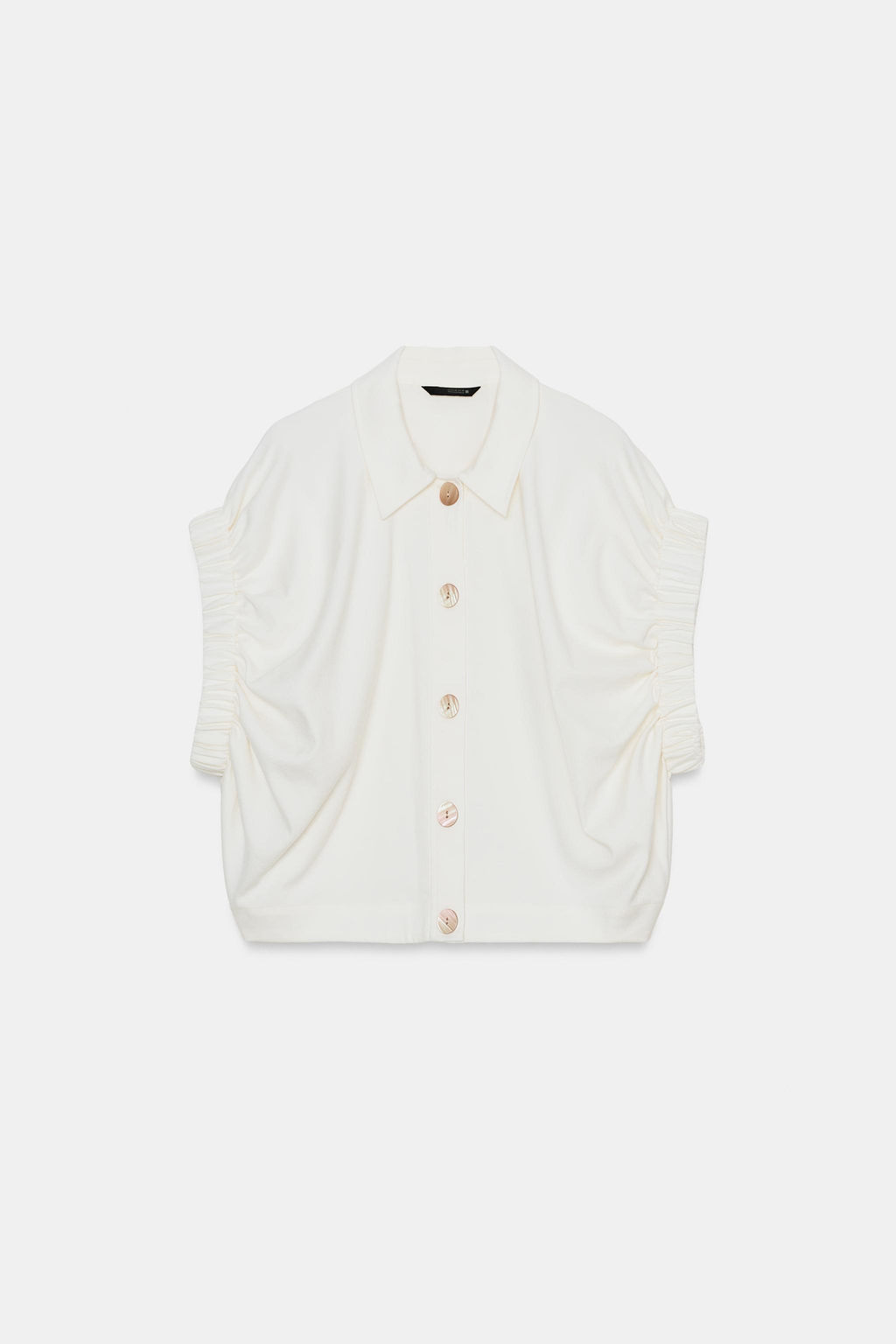 CAMISA SISA ANCHA / Crudo - Zara фото 6