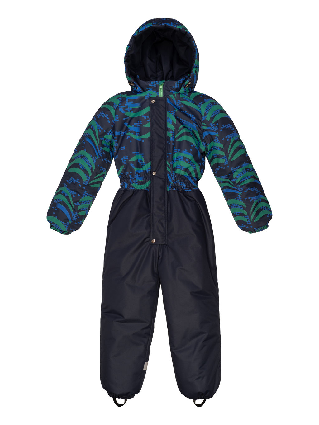 Комбинезон зима зеленосиний