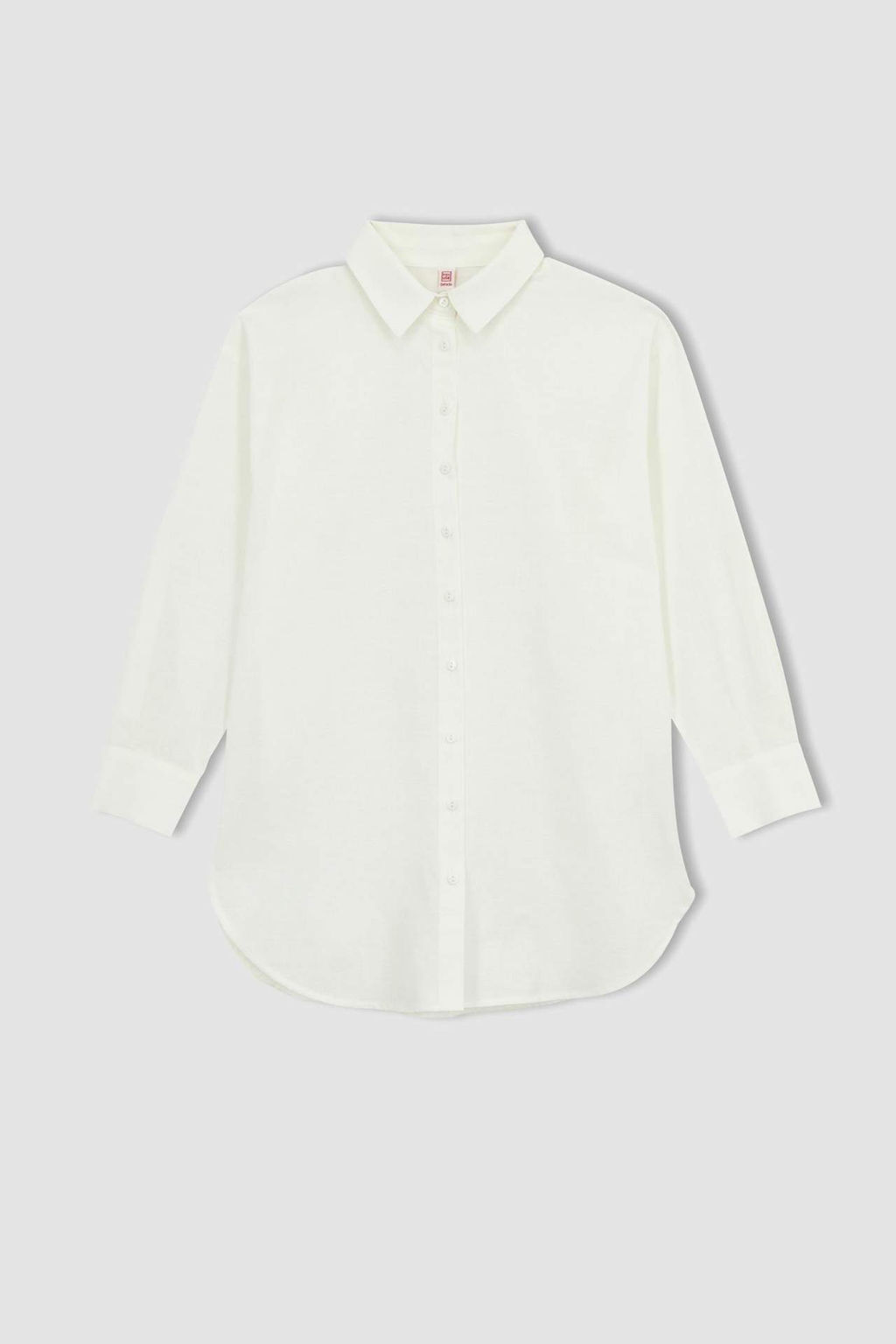 Fall in Love Regular Fit Pamuklu Plaj Gomlegi - Defacto фото 8