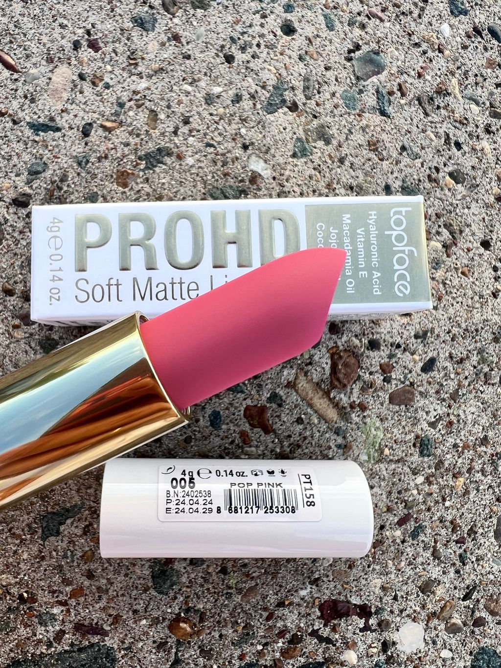 Topface Губная помада PRO HD Soft Matte Lipstick тон 005 PT158
