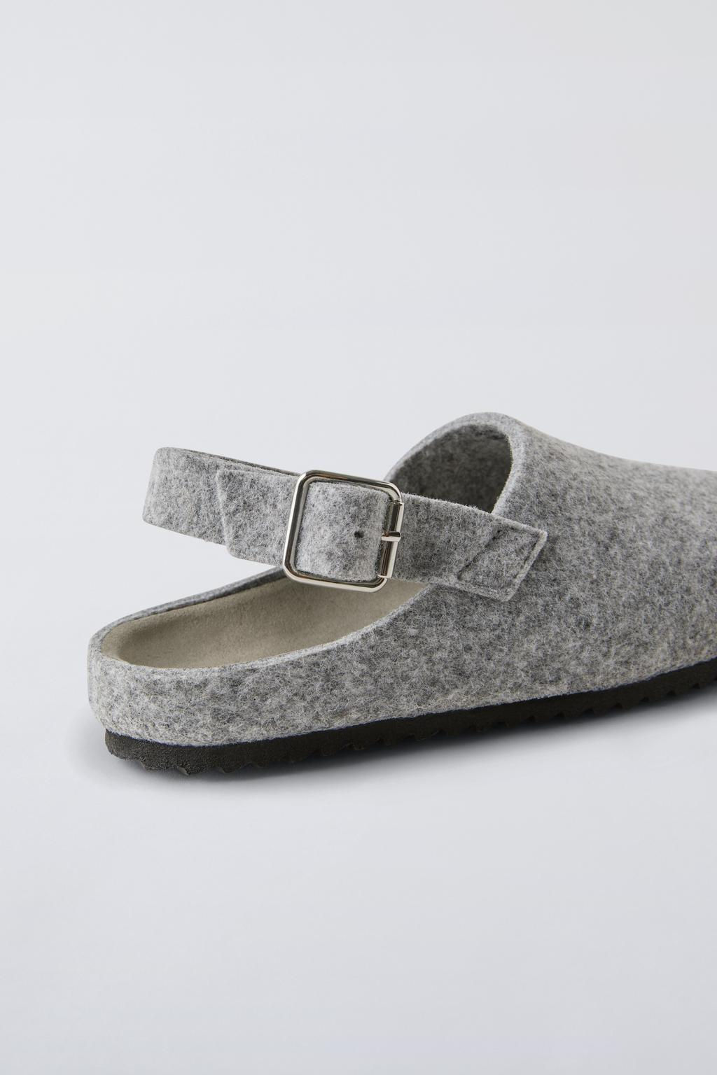 FELT HOUSE SLIPPERS - Zara фото 5
