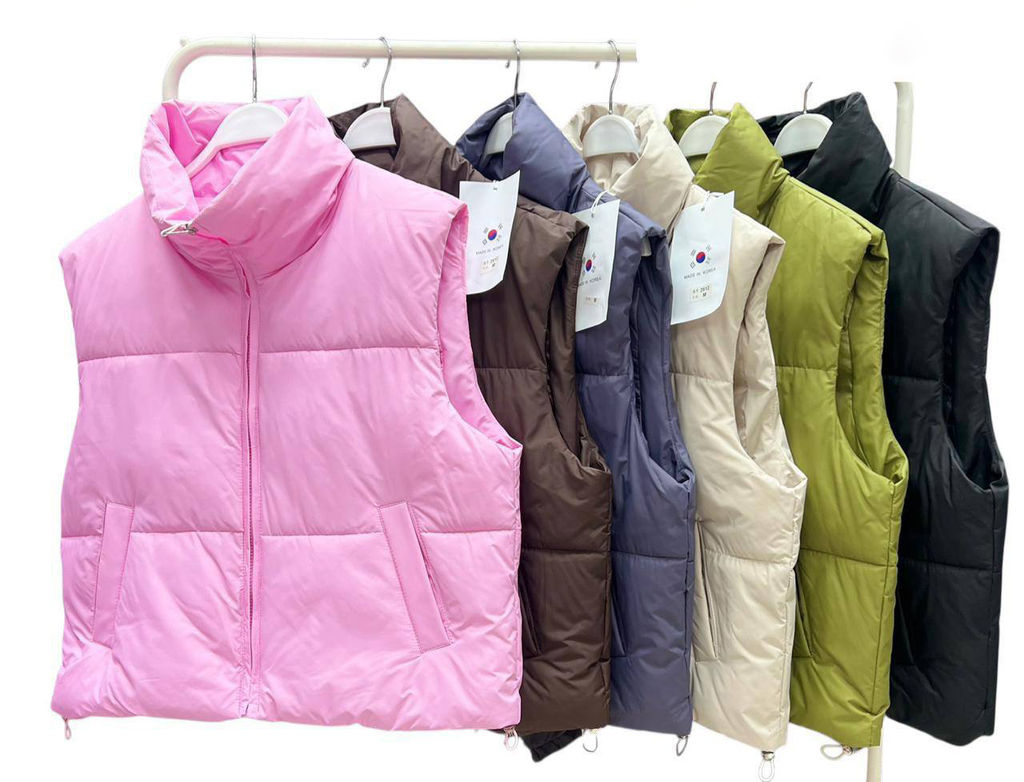 K13353 Жилет весенний (утеплитель синтепон) ЧЕРНЫЙ