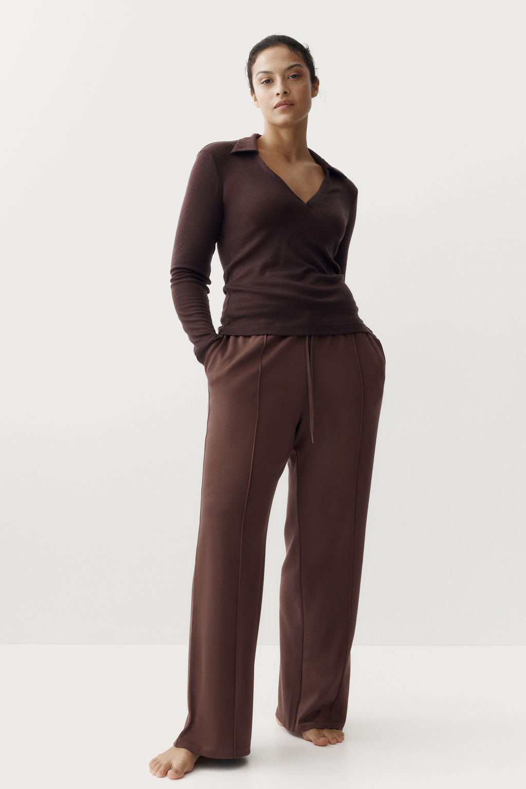 Joggers amplios con raya - H&m фото 3