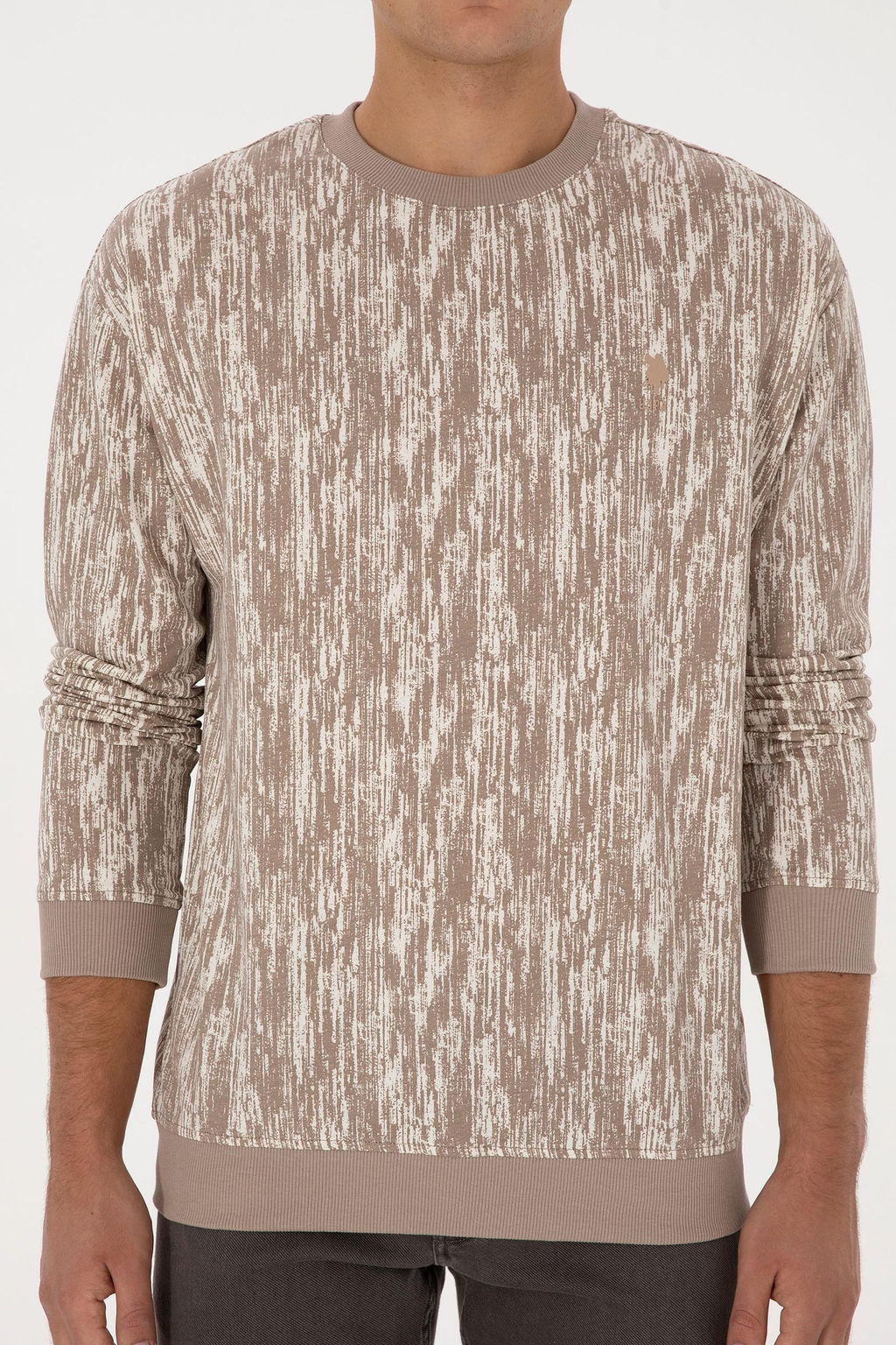 Erkek Koyu Bej Sweatshirt - U.s. polo assn фото 6
