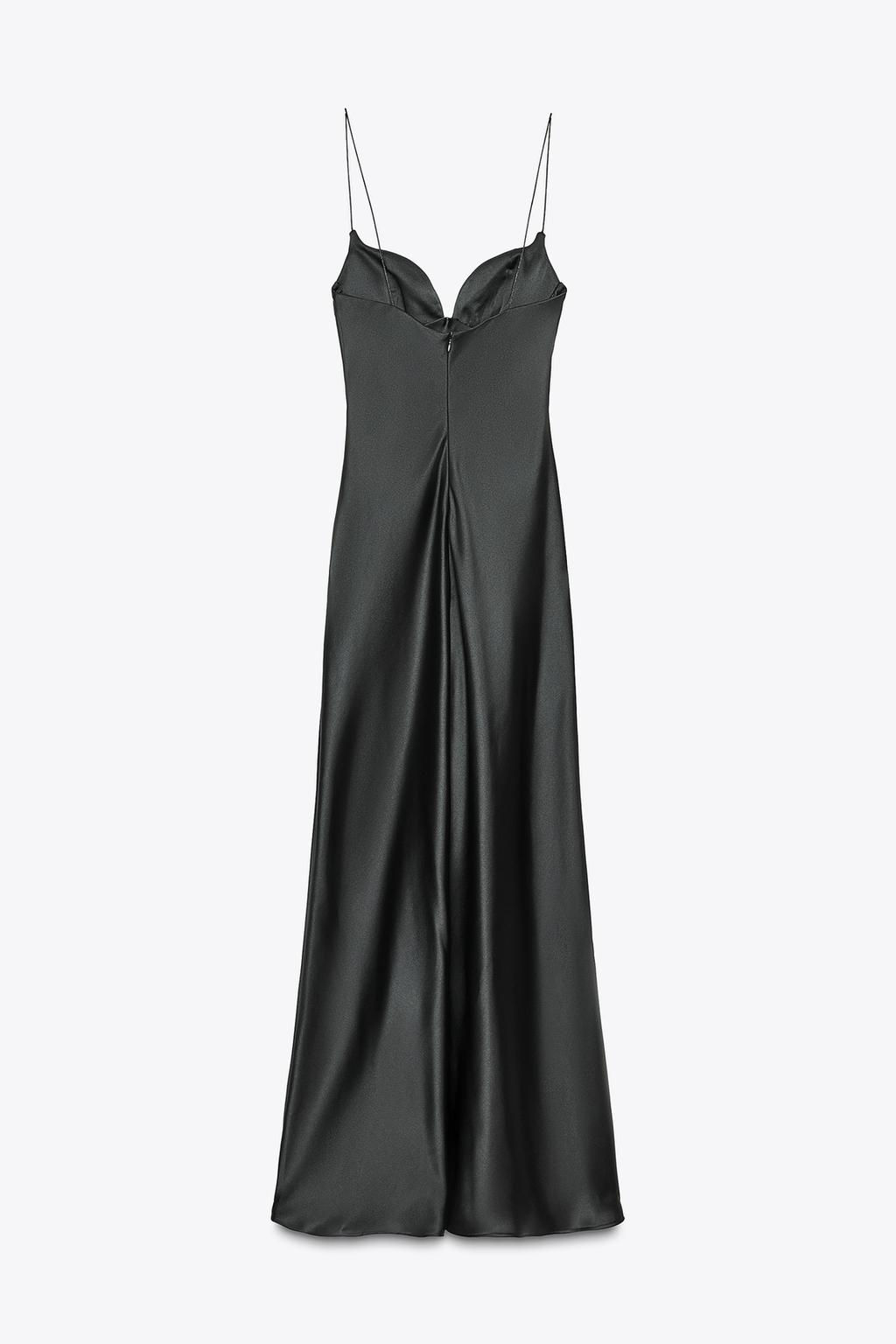 LONG SATIN DRESS - Zara фото 6