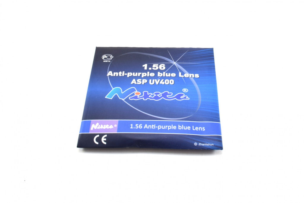 NIKITA 1.56 Ф70 ASPHERIC BLUE BLOCKER Диоптрии: -6.00 - -7.00