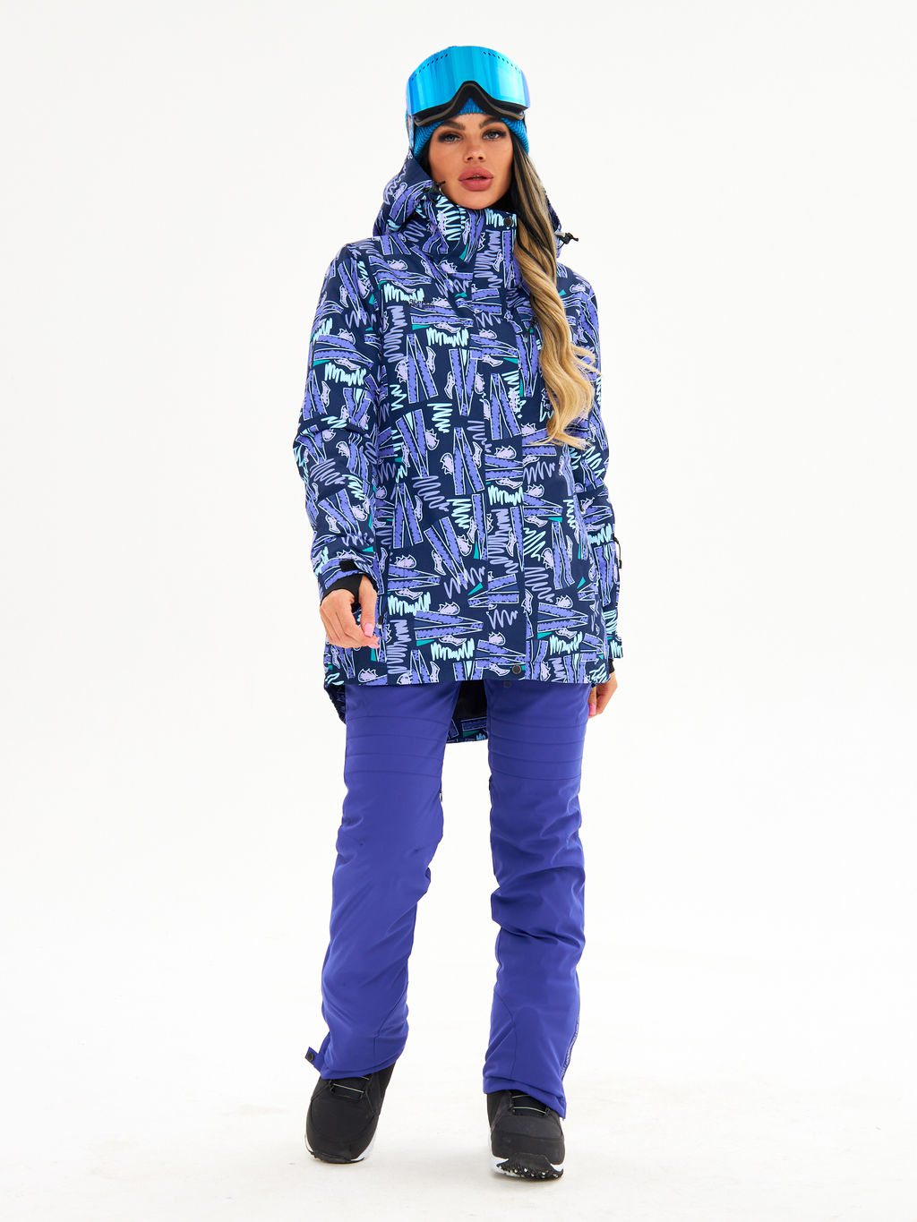 Женская горнолыжная сноубордическая куртка Alpha Endless Ultra Chaleur SNB 423/316_5 Разноцветный  фото 31
