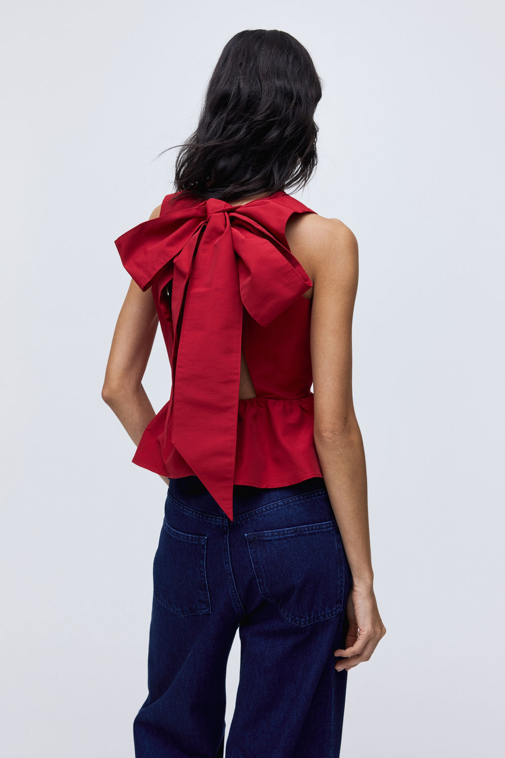 Top con lazada y peplum - H&m фото 2