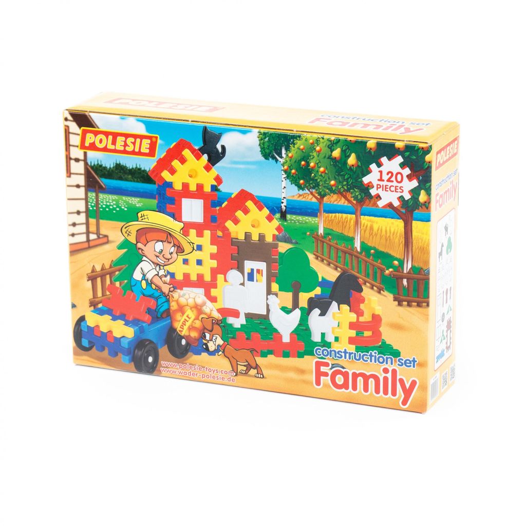 Конструктор Семья (120 элементов) (в коробке) - Полесье фото 6