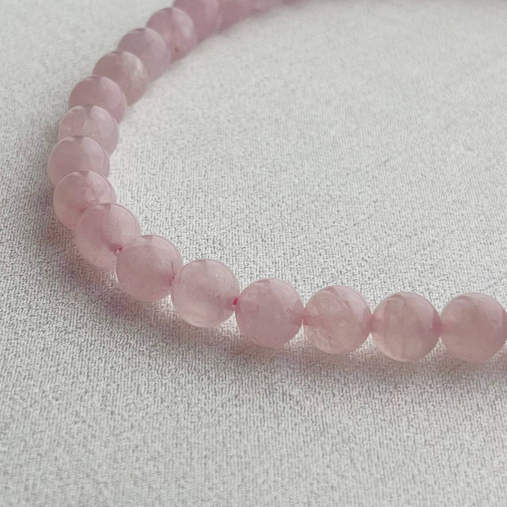 Бусы из Розового кварца