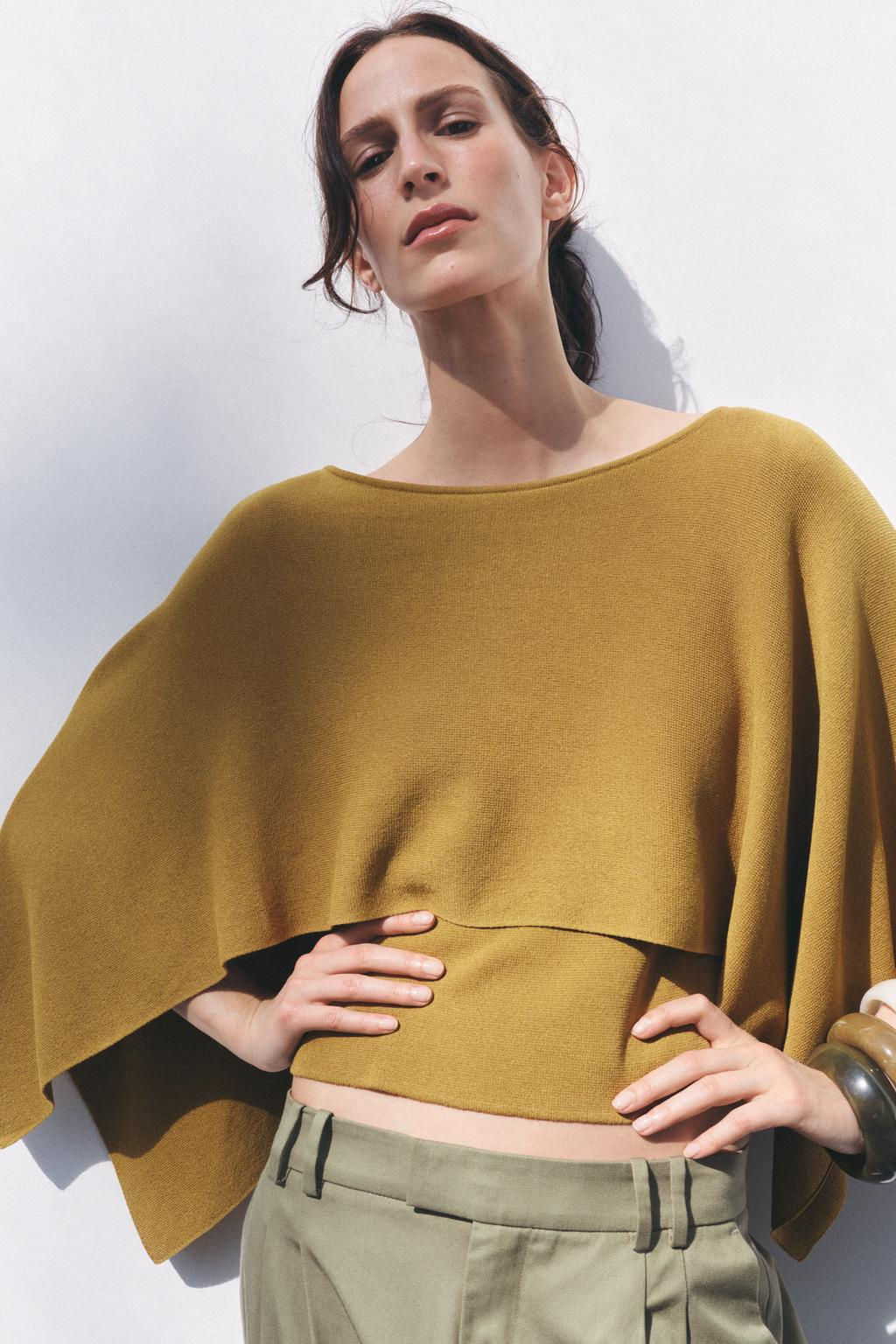 LAYERED KNIT TOP - Zara фото 2
