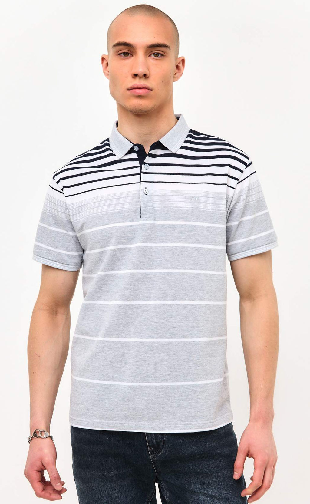 Футболка-поло F511-07-173b grey - Fine joyce фото 9