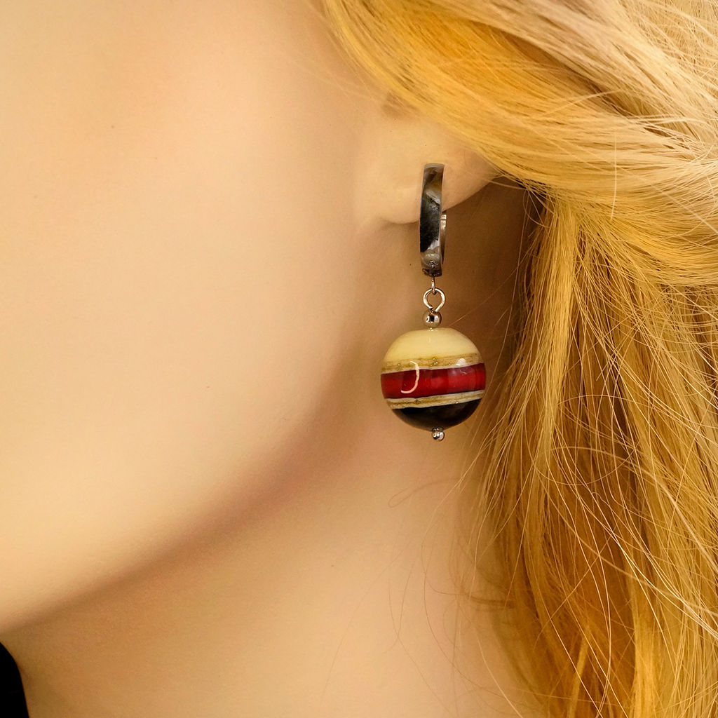 Серьги из муранского стекла IMPULSE LC3439 - Vloes фото 6