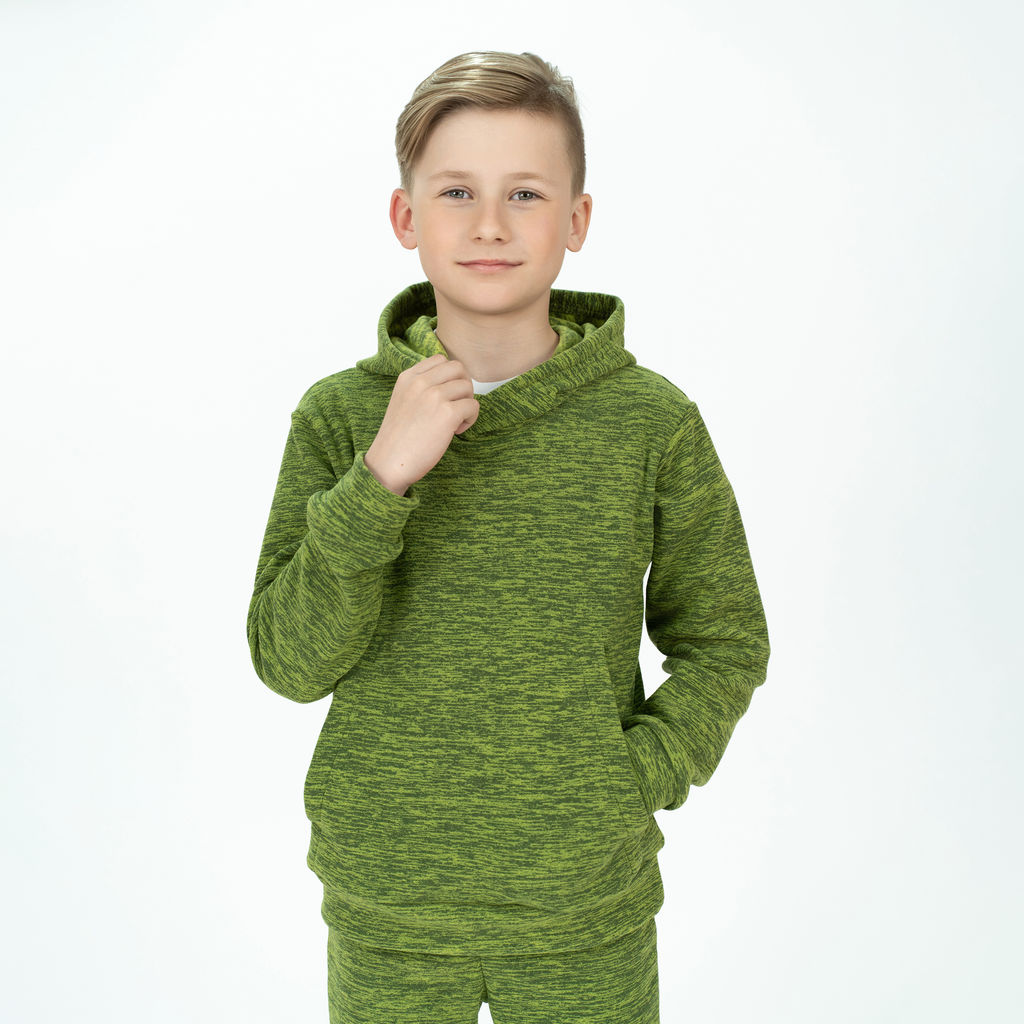 Костюм детский флисовый салатовый 7043кт (146, 76)