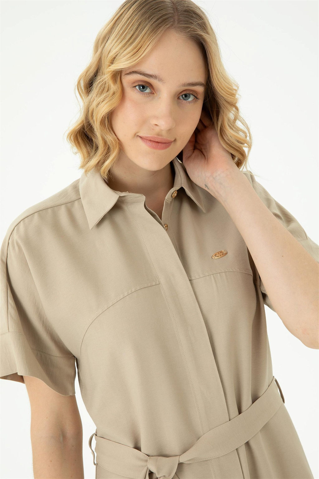 Женское платье из верблюжьей ткани - U.s. polo assn фото 8