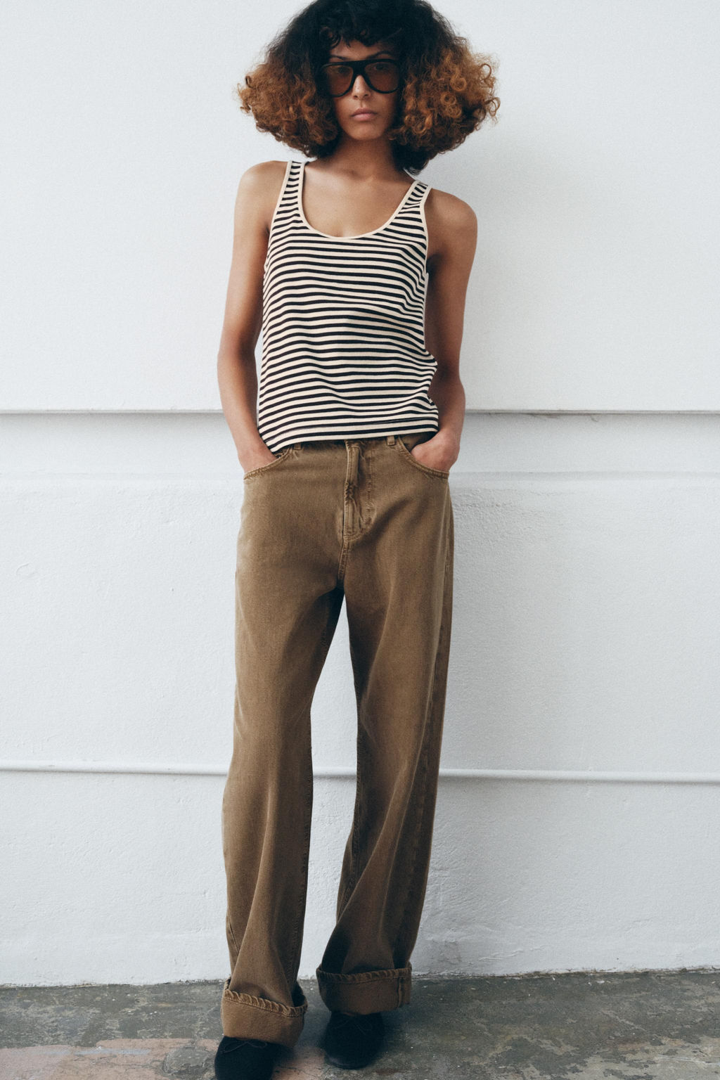 STRIPED SLEEVELESS TOP - Zara фото 7