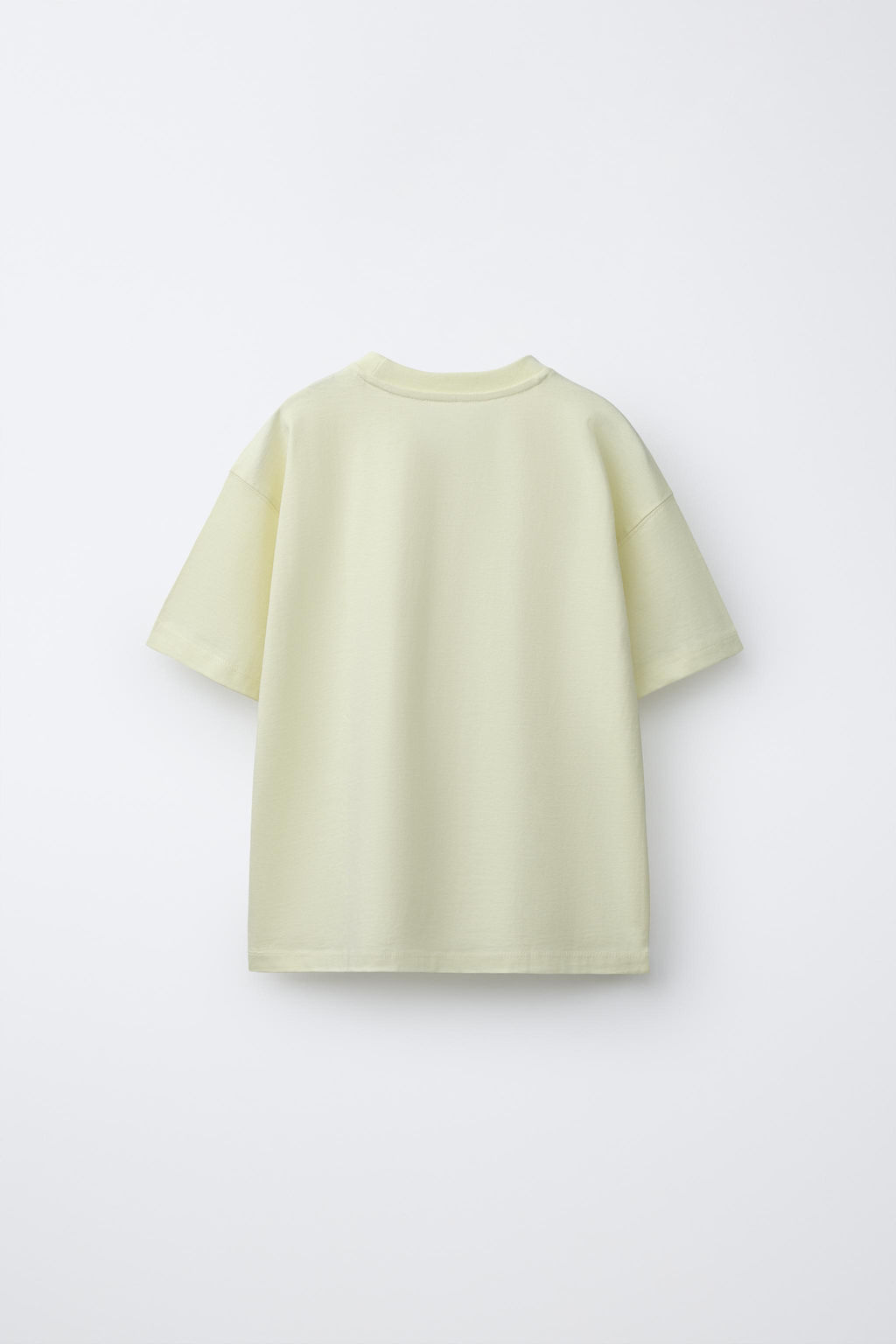 CAMISETA LISA / Amarillo claro - Zara фото 2