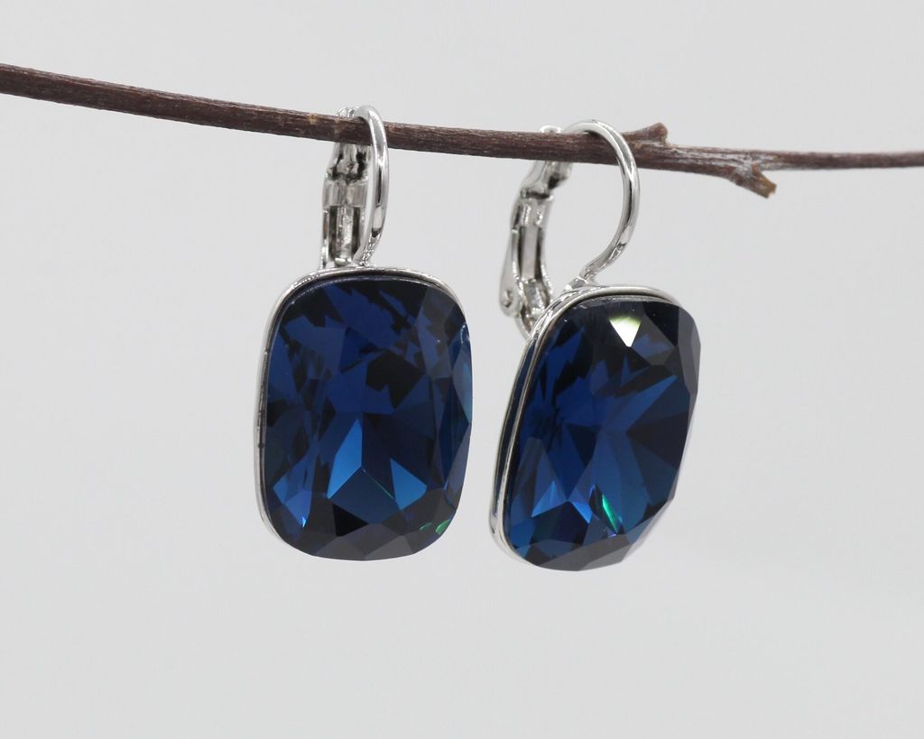 Серьги с чешскими кристаллами