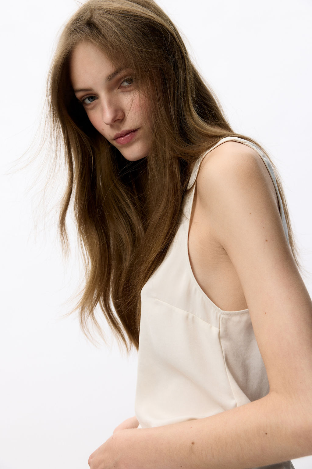 Top de gasa con escote en U - H&m фото 6
