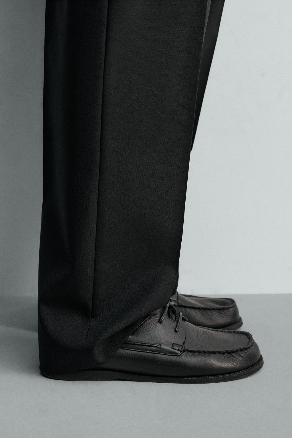 ZAPATO N?UTICO PIEL LIMITED EDITION / Negro - Zara фото 2