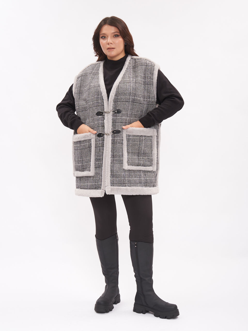 Жилет меховой GL05023SQU23 - Артесса фото 11