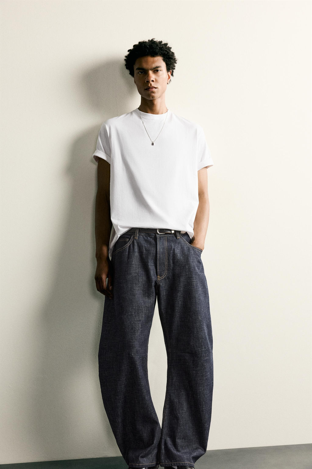 JEANS STRAIGHT BARREL FIT / ?ndigo - Zara фото 5