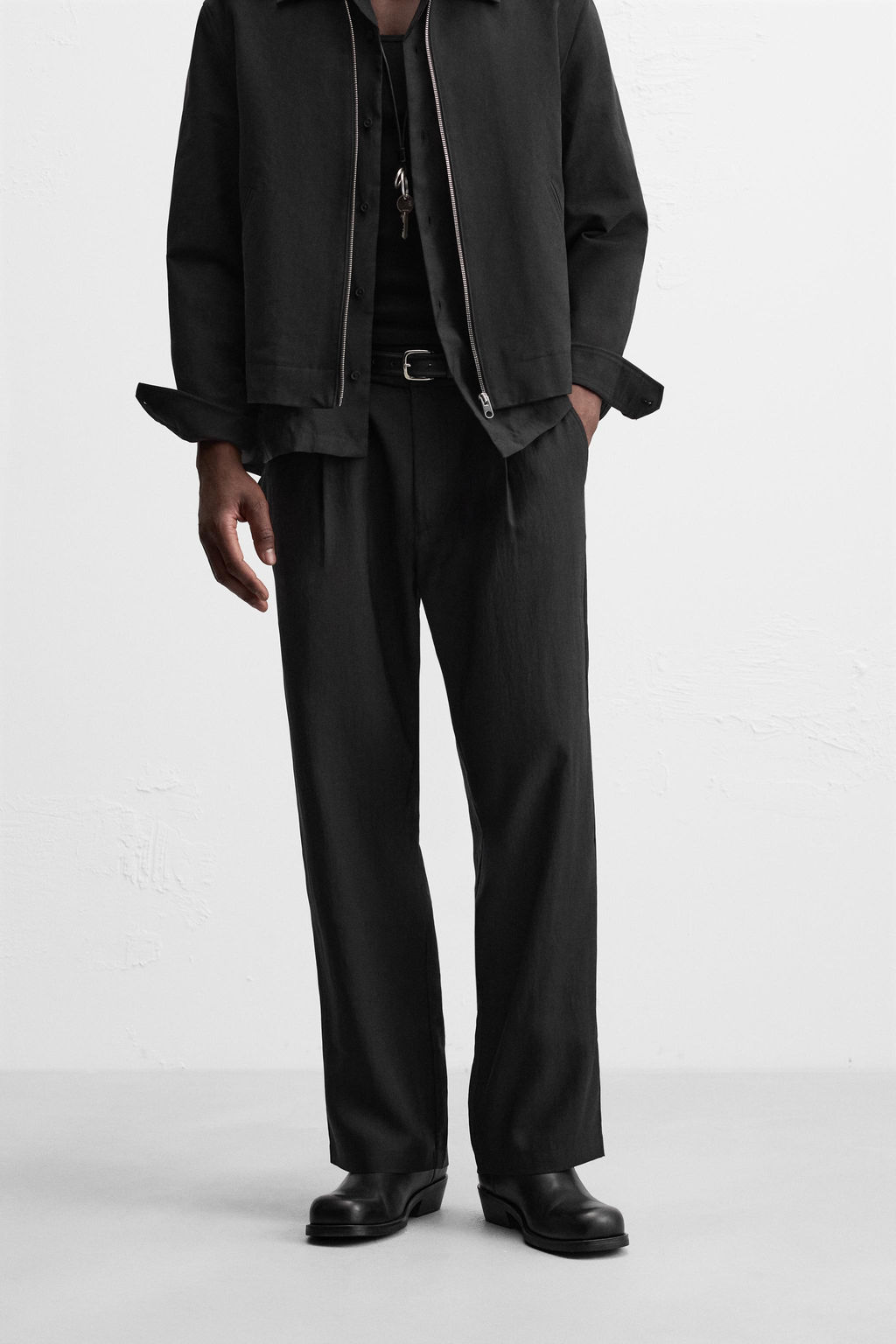 RELAXED FIT FLOWING TROUSERS - Zara фото 22