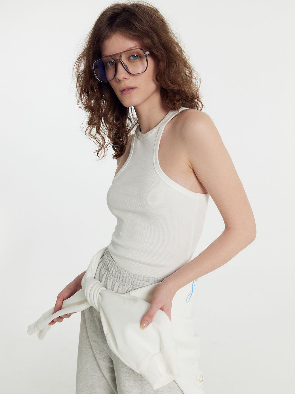 Топ женский в белом цвете белый 112965