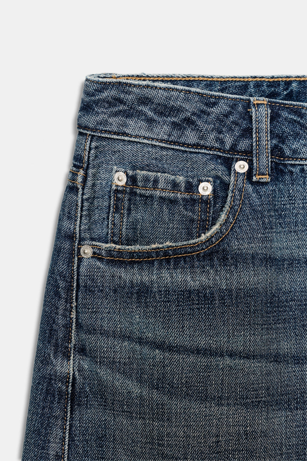 JEANS TRF BAGGY BALLOON TIRO MEDIO / Azul medio - Zara фото 8