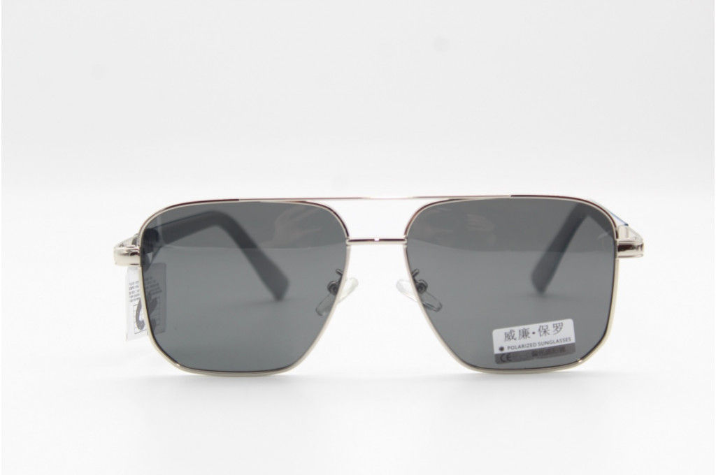 Солнцезащитные очки WILIBOLO (Polarized) 8018 58-15-141 С5 Серебро