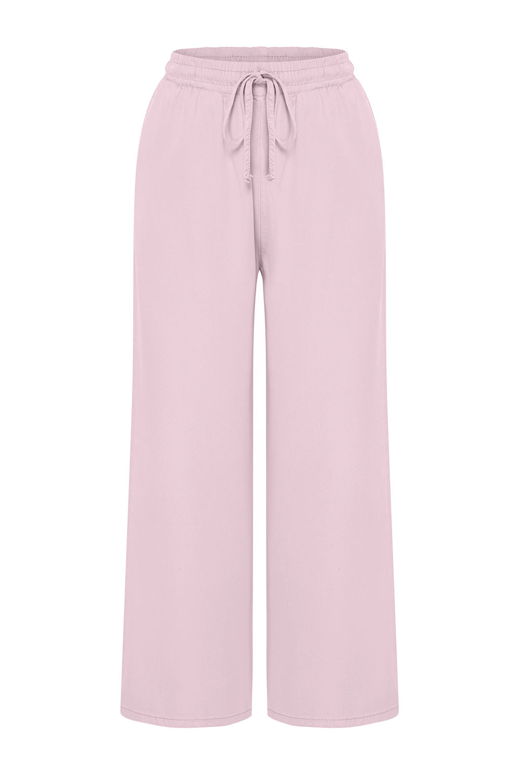 Mint %100 Tencel Beli Lastikli Yuksek Bel Culotte Jeans TWOSS24JE00285 - Trendyolmilla фото 9
