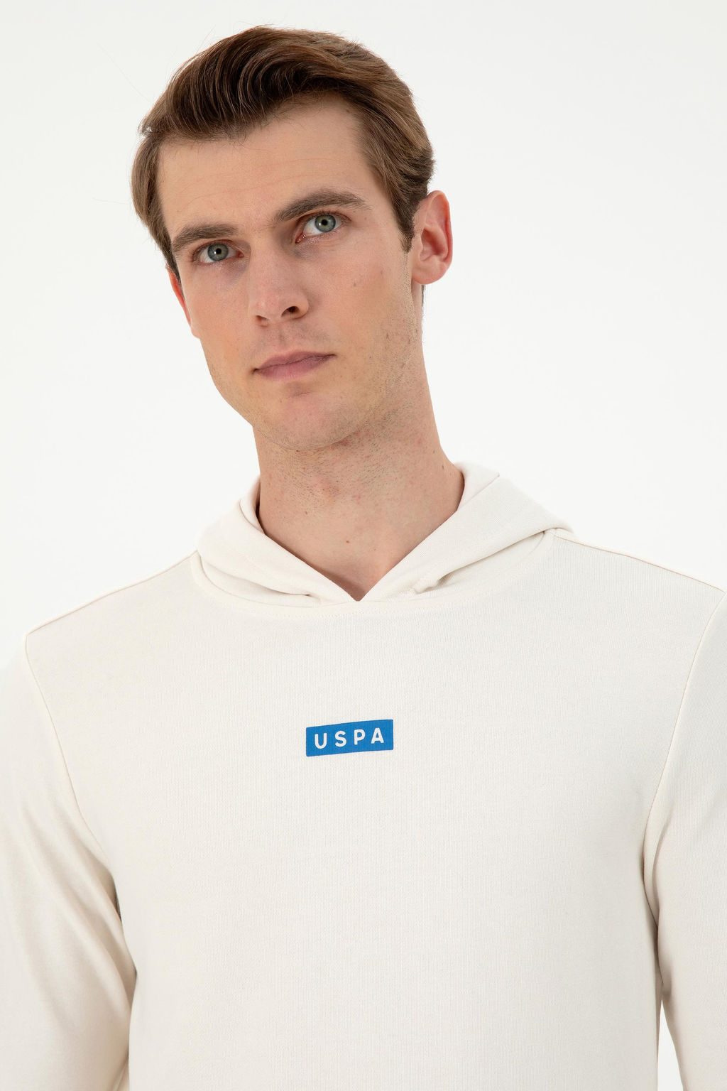 Мужской кремовый свитшот - U.s. polo assn фото 2