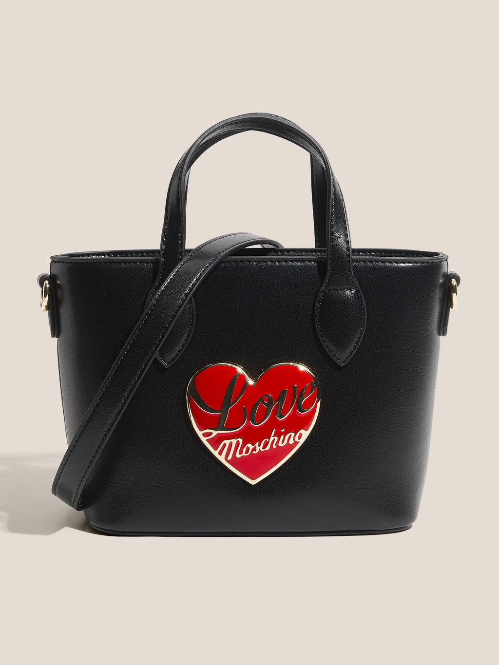 Женский тоут LOVE MOSCHINO LOVE HEART Артикул 4561195, черный