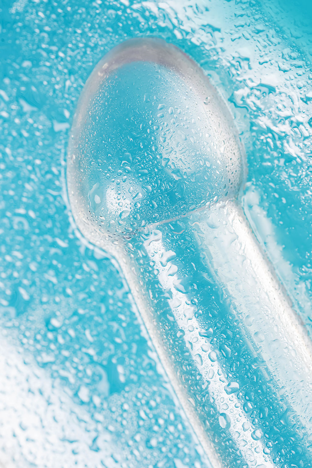 Нереалистичный фаллоимитатор TOYFA Basic Jelly Dildo XL, TPE, прозрачный, 22 см