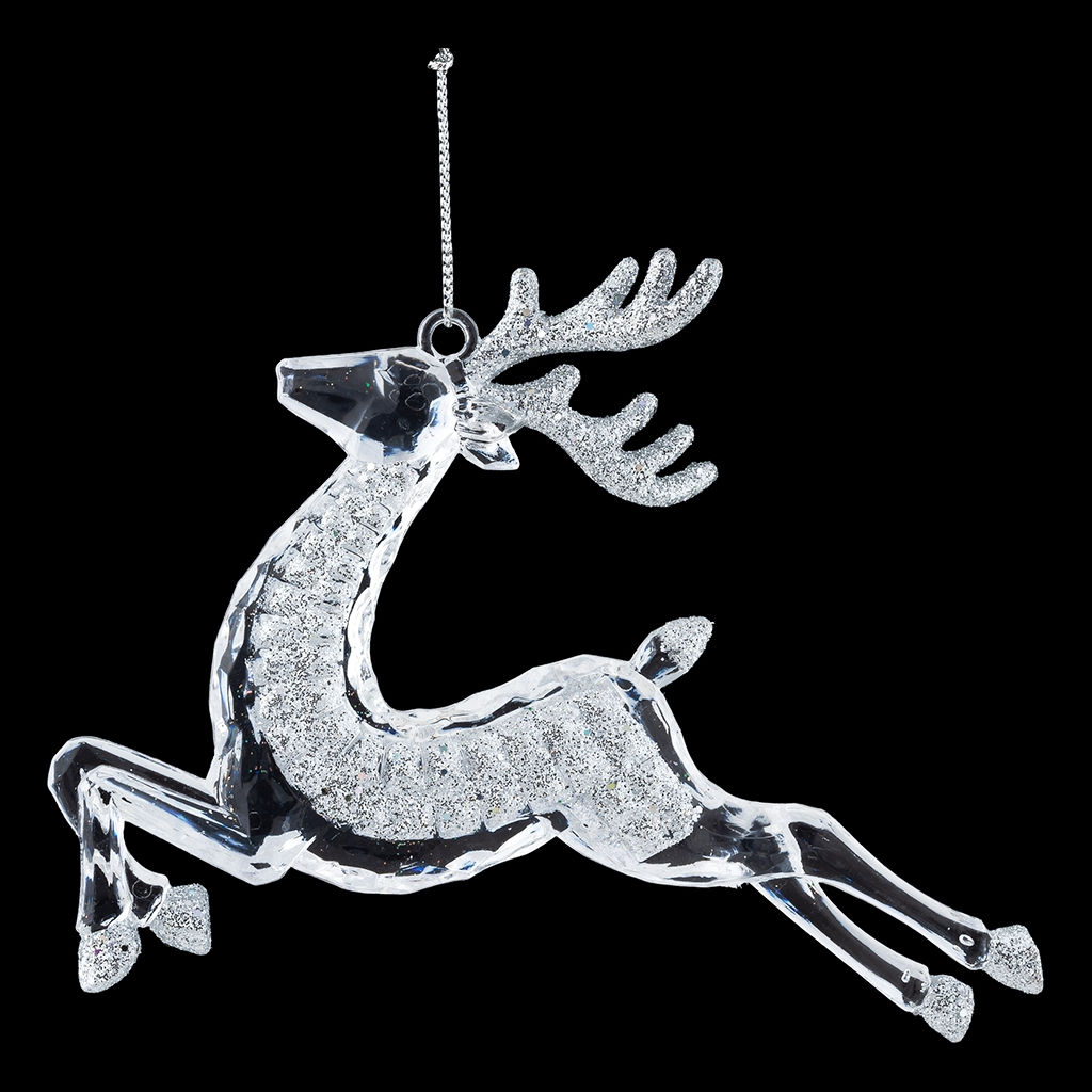 Цена за 1 шт. Украшение ErichKrause Decor Олень Снежной Королевы 14см