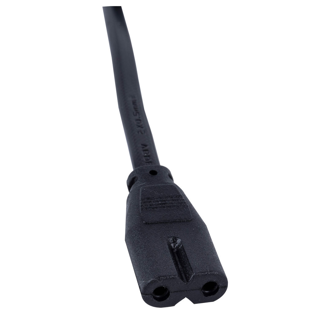 UCX-Q851 LT/300/B BLACK Провод для подключения светильника ULI-Q151 и ULI-Q951, к сети 220В. 300 см, 2 контакта, с кнопкой включения. Черный. ТМ Volpe