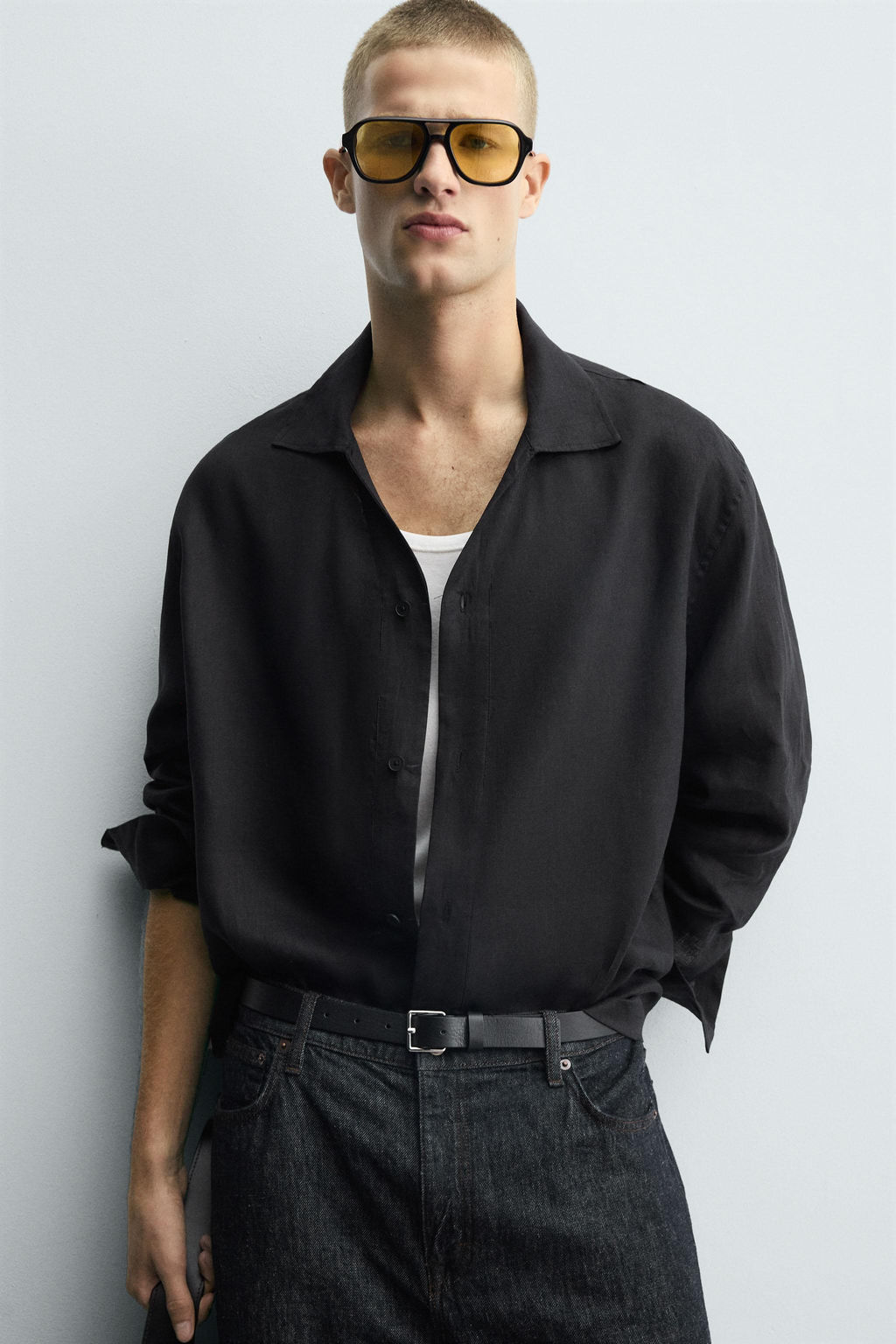 100% LINEN SHIRT - Zara фото 5