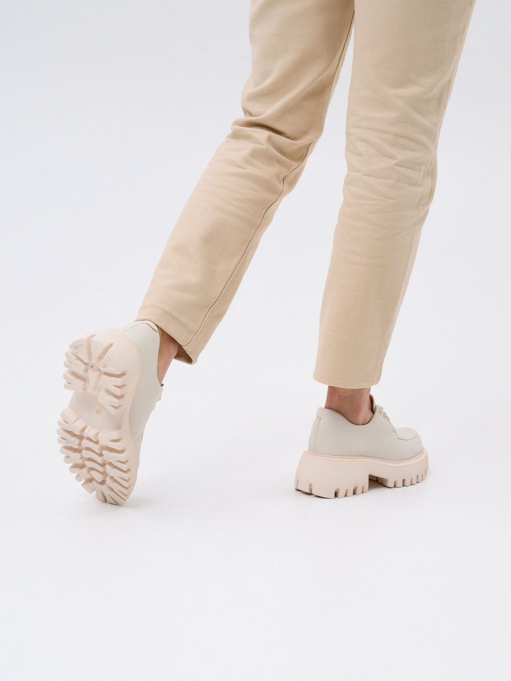 Туфли полуботинки 202.14728be. Бежевый-3