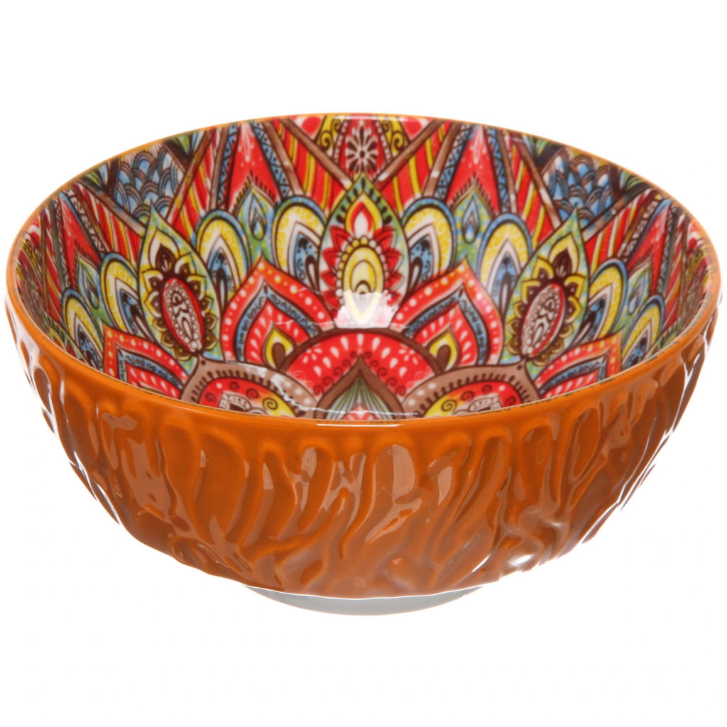Салатник керамический "Марракеш" оранж 16*7,5см