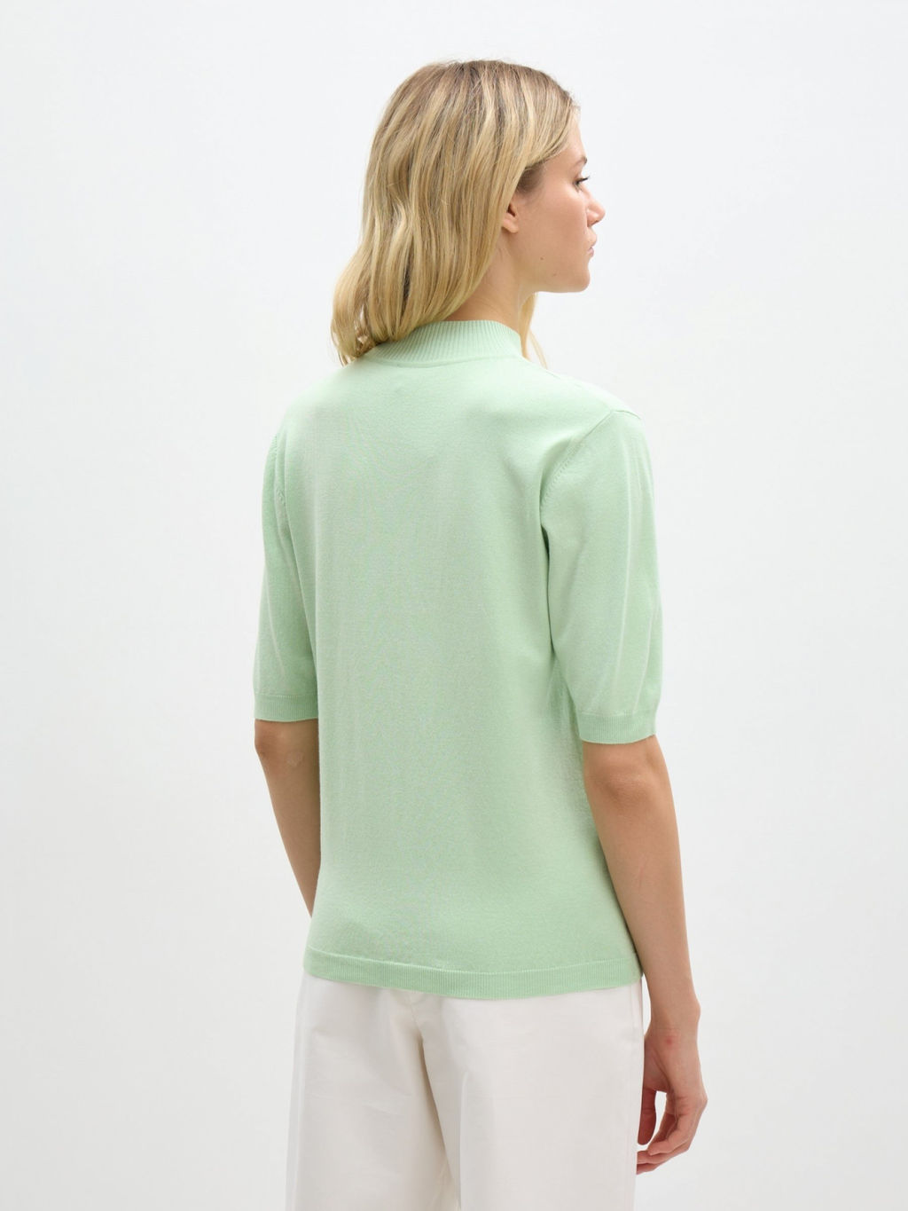 Conso/KTM 240713 - green apple Водолазка женская  фото 4