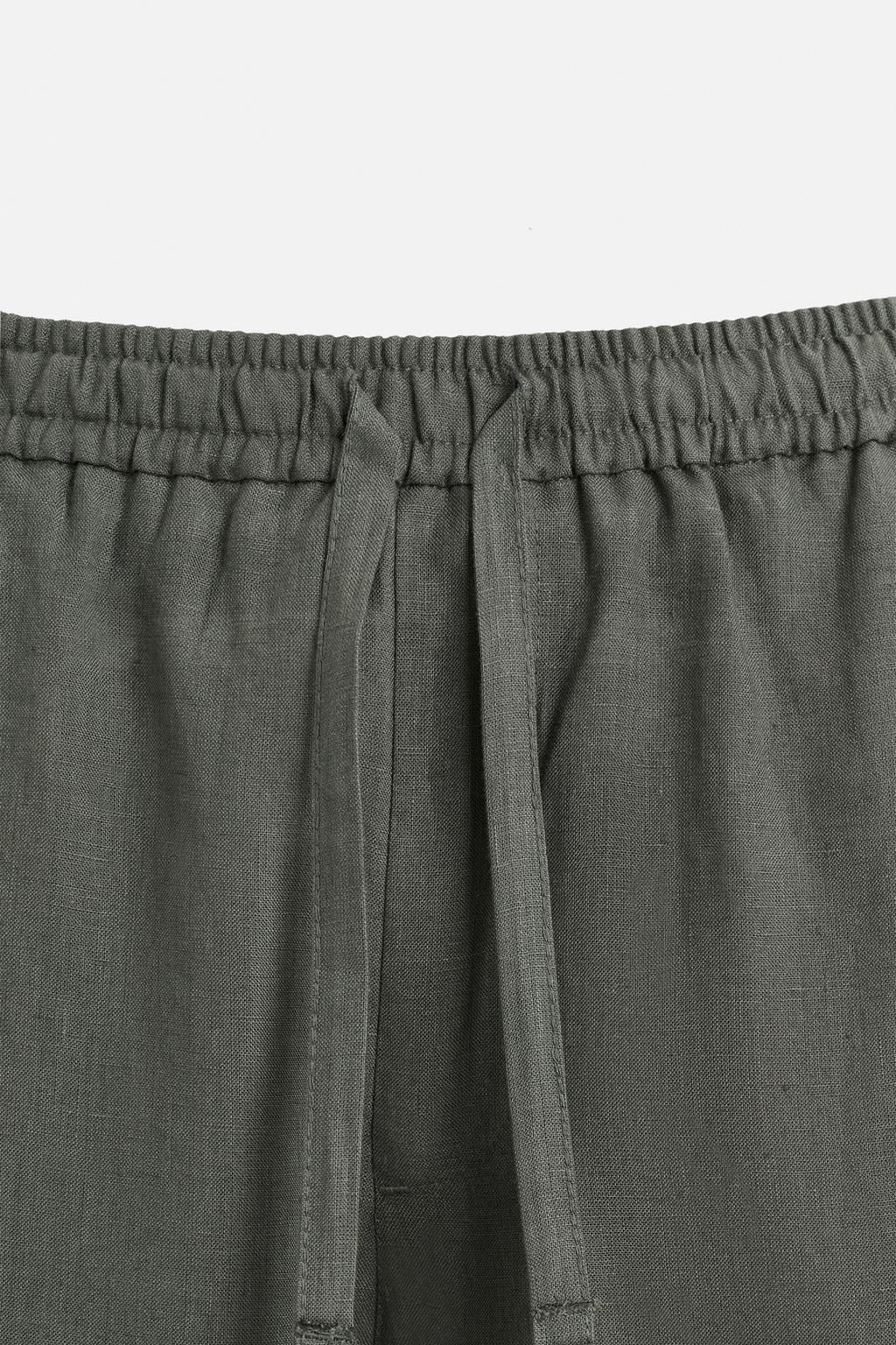 100% LINEN TROUSERS - Zara фото 43