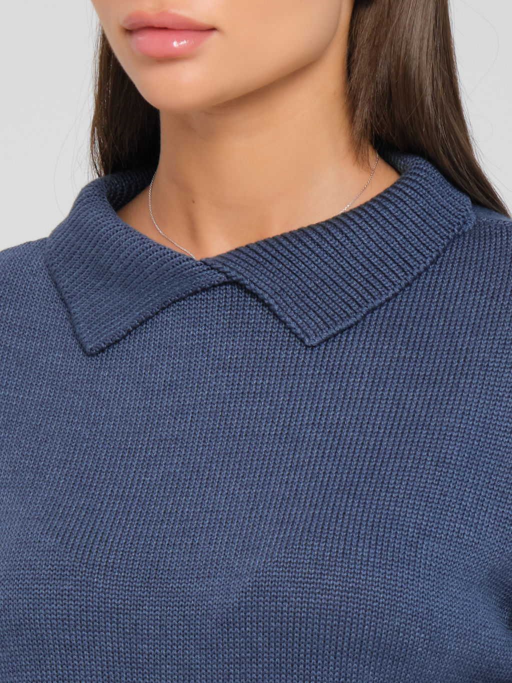 Джемпер вязаный с воротником - Stilla фото 6