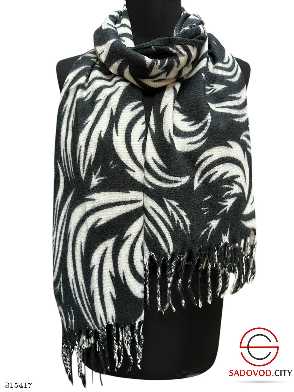 Палантин женский с принтом