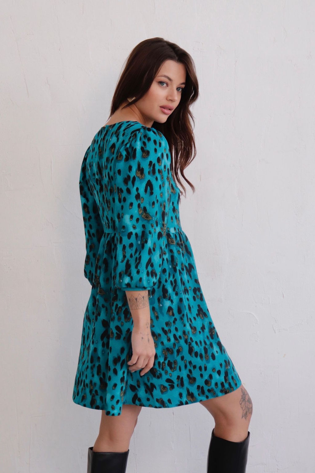 Платье с присборенной юбкой - Martichelli фото 64